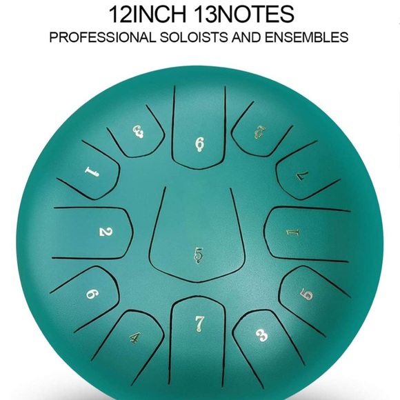 12” Steel tongue drum - Picture 3 of 7